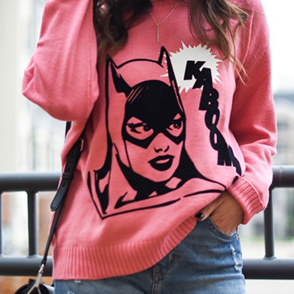 Divided Sweaters - Batgirl Fine-knit Sweater 🦇